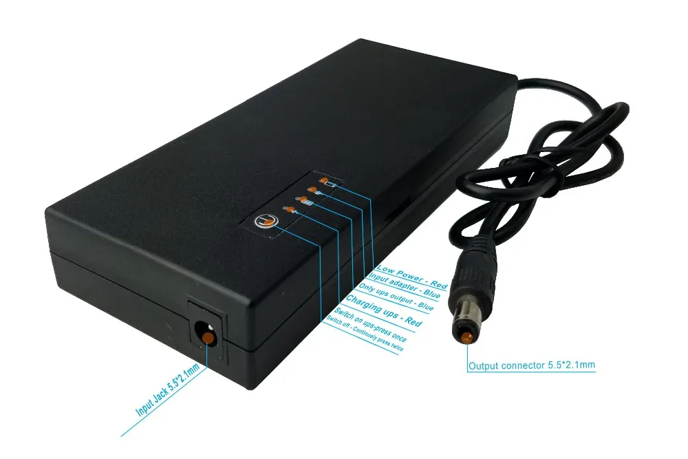 2017 new model 36W 3A mini small 12V dc ups online mini UPS battery for router and cameras   