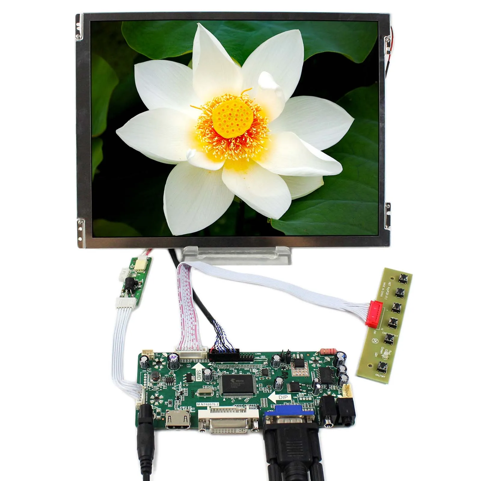 HDMI+VGA+DVI+Audio LCD Controller Board With 10.4inch 800x600 TM104SDH01 LCD Screen HDMI+VGA+DVI+Audio LCD Controller Board With 10.4inch 800x600 TM104SDH01 LCD Screen
