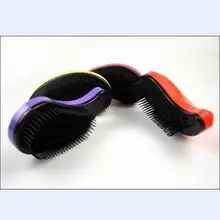 Быстрая унисекс 14 см запятая форма Detangle щетка для волос Модные массаж головы гребень как уход за волосами Стайлинг Инструмент в салон Прямая поставка