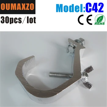 

30pcs/lot G-clamps light hooks for LED lighting/truss clamp / stage lighting hook Aluminum stage lighting truss hook truss clamp