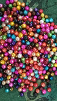 

20pcs Rainbow Mixed Color No Holes Natural Pearls Round Loose Beads For DIY Jewelry Making Scapbooking Supplies LR019