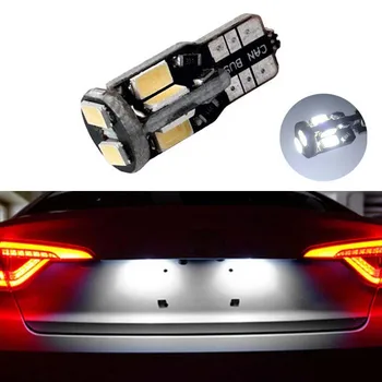 

1x T10 W5W LED Car Canbus bulbs t10 socket lamp license plate light for Nissan Juke Micra III (K12) Micra IV (K13) Note (E11)