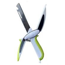 New Clever Cutter Smart Cutter 6 in 1 Messer Schneidebrett Förmige Küche Schere As Seen On TV Zubehör CFT140