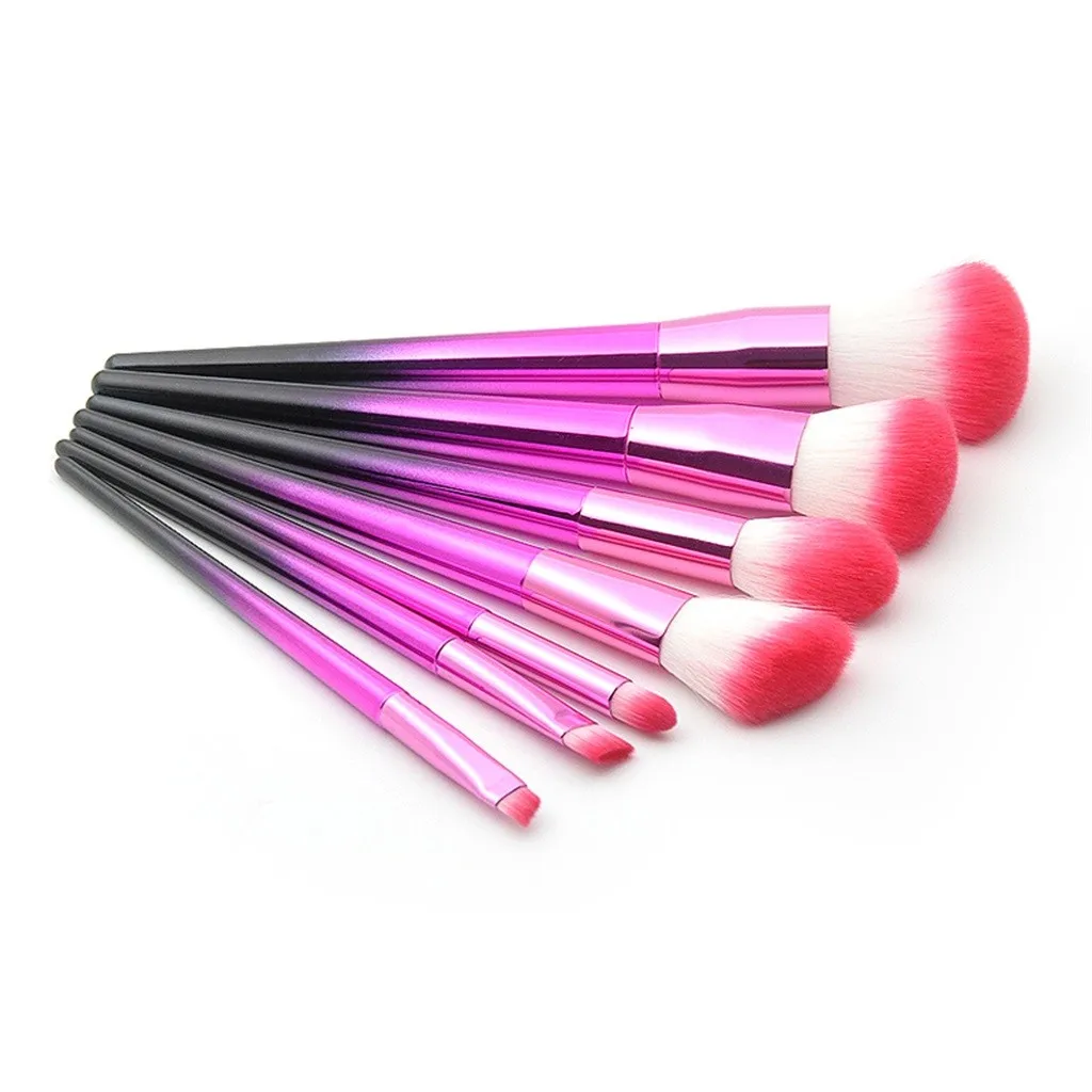 New Makeup Brushes 7PCS Top Makeup Brushes Tool Set Cosmetic Eye Shadow Foundation Beauty Make Up Brush Sets Tools 1228