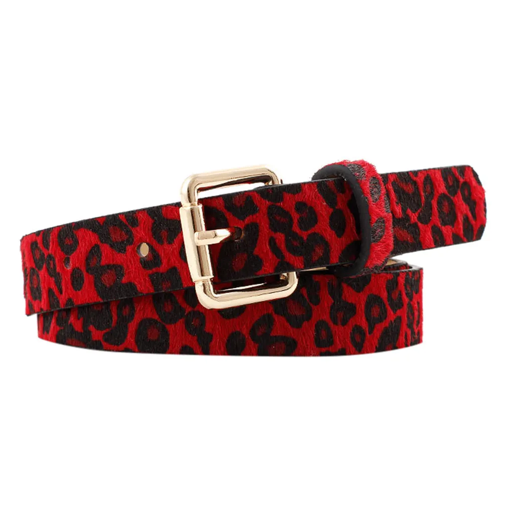 Women Man Unisex Vintage Leather Buckle Belt Multicolor leopard Leisure Belt Casual Strap Adjustable Belt Trouser Accessories Women Man Unisex Vintage Leather Buckle Belt Multicolor leopard Leisure Belt Casual Strap Adjustable Belt Trouser Accessories