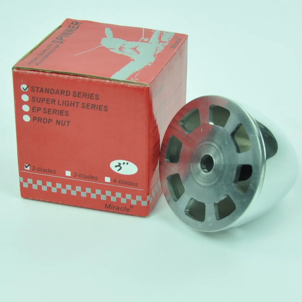 1pcs 100 CNC Aluminum Spinner 3 inch /76mm For 2 Blades Propeller RC
