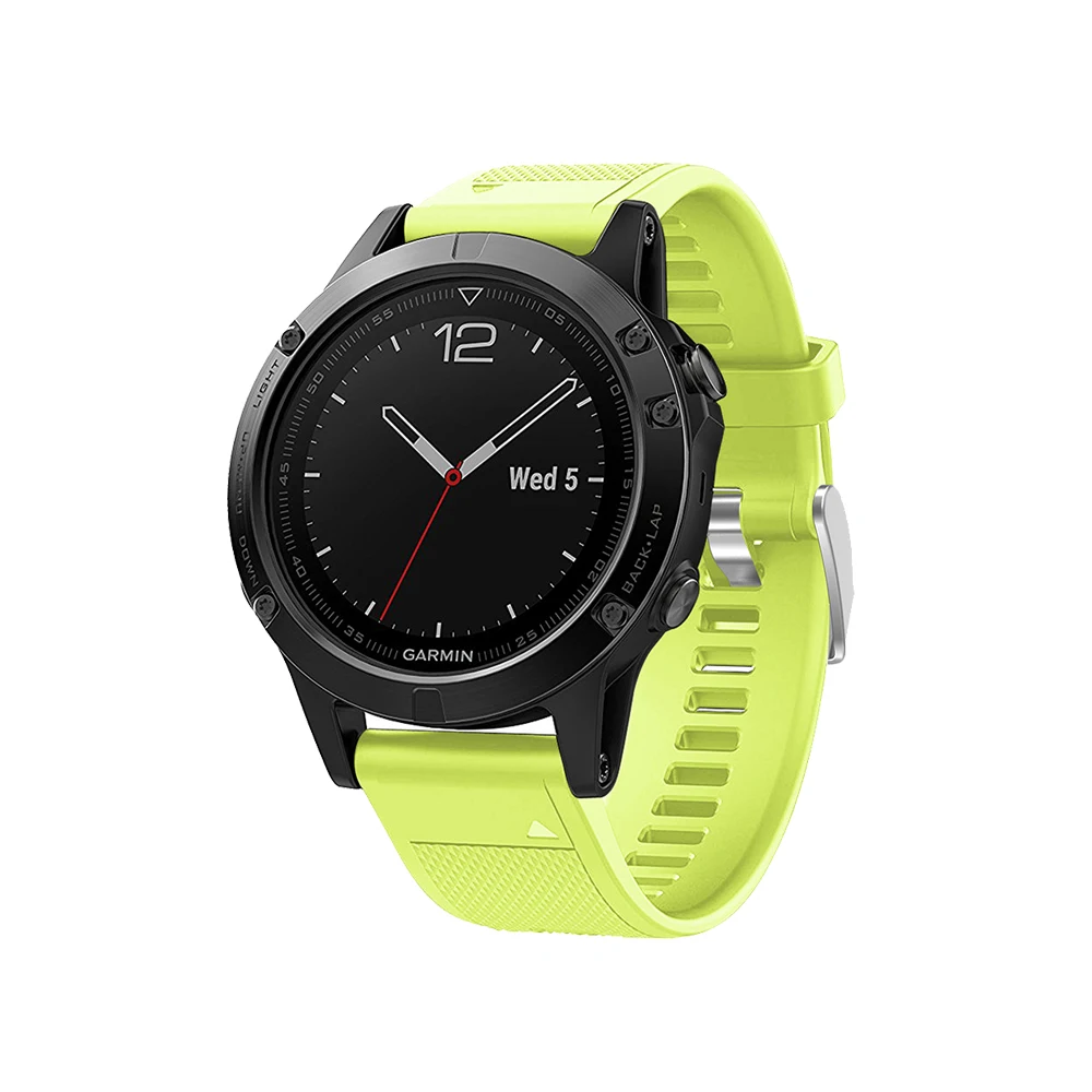 22 мм ремешок для часов Ремешок для Garmin Fenix 5/5 плюс часы Quick Release силиконовый Easyfit запястье ремешок для Garmin Fenix 5 браслет