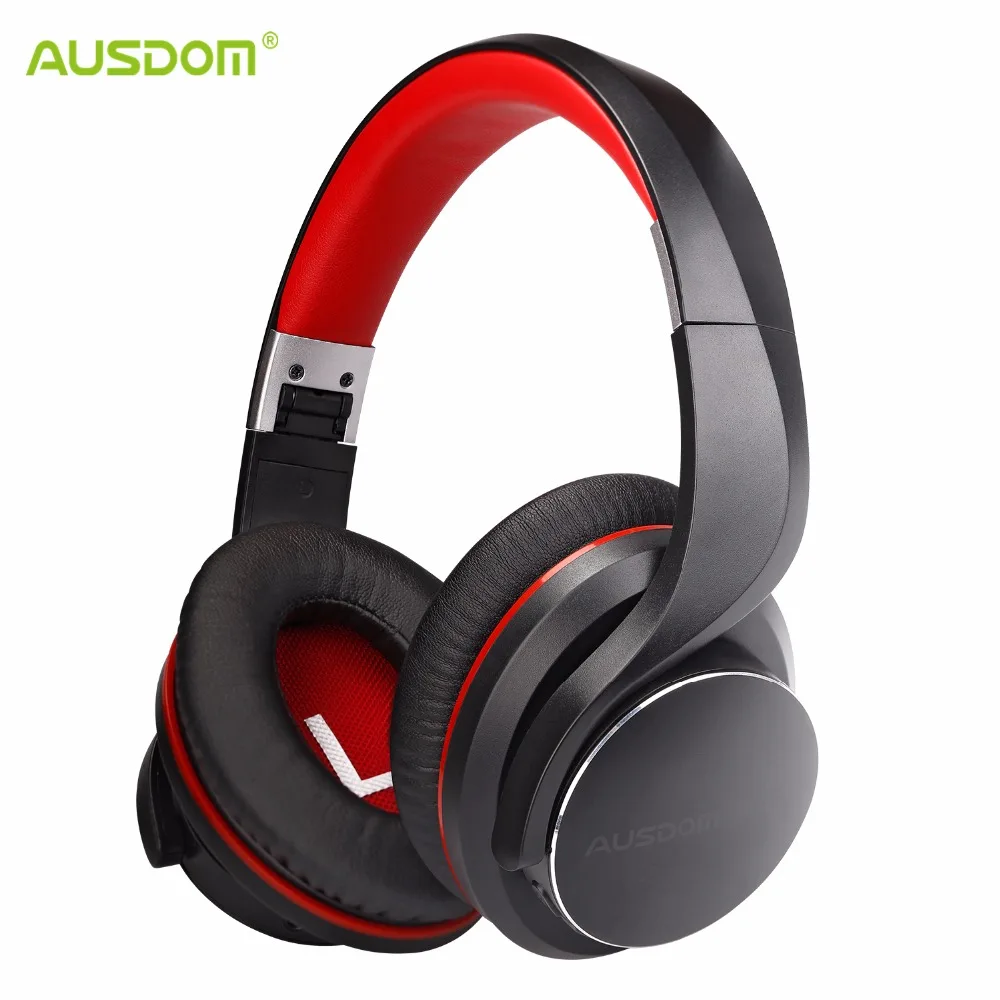 Ausdom AH3 aptX Low Latency Bluetooth наушники V4.2 Беспроводной для игр Over Ear Складная глубокий бас