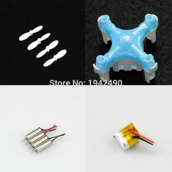 

JJRC DHD D1 Drone Mini RC Quadcopter Spare parts propeller body shell motor battery 10pcs/set