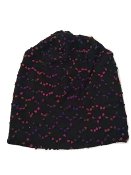 

B178159 new stylewinter and autumn kniting acrylic keep warm multicolour small balls beanie hat