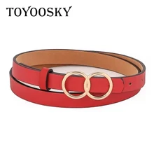 2018 Designer Women Belt PU Smooth Buckle Fashion Round Buckle Solid Long Belt for Jeans High Quality Belts for Female TOYOOSKY 2018 Designer Women Belt PU Smooth Buckle Fashion Round Buckle Solid Long Belt for Jeans High Quality Belts for Female TOYOOSKY
