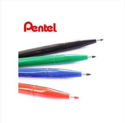 Pentel S520 2,0 мм Применение подпись ручка 2,0 Бизнес подпись ручка/эскиз ручка/комиксов Pen4 Цвета доступны