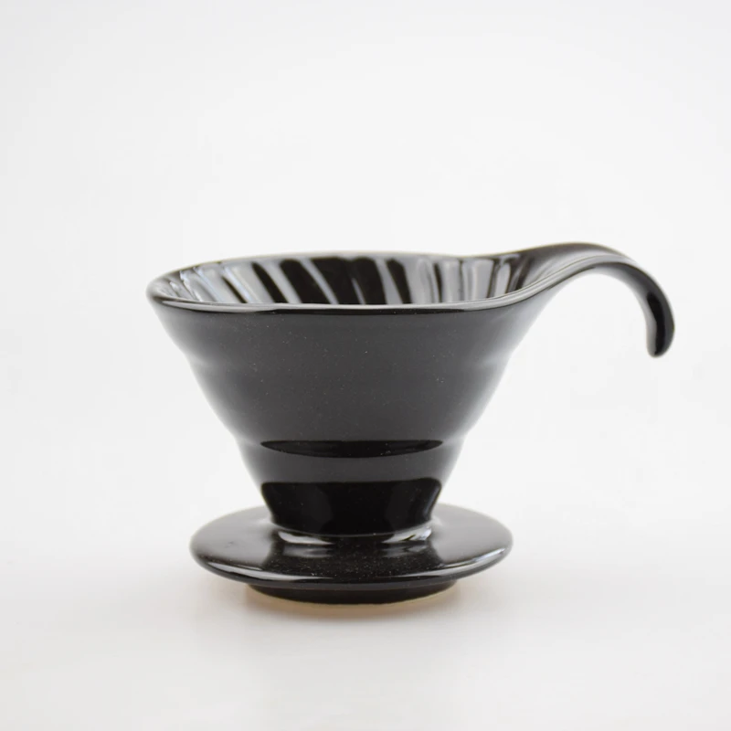 Free Shipping 2-4 Cups Counted V60 Coffee Dripper Ceramic Coffee Makers