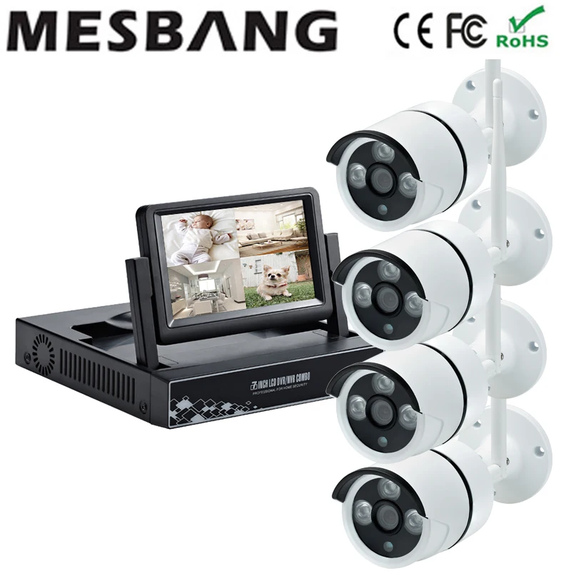 New 960P IP security camera system wireless cctv camera kits wifi IP