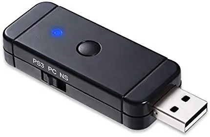 

Wireless Controller Adapter - Converter allows for use of PS3/PS4/XBOX Controllers with Nintendo Switch or PC