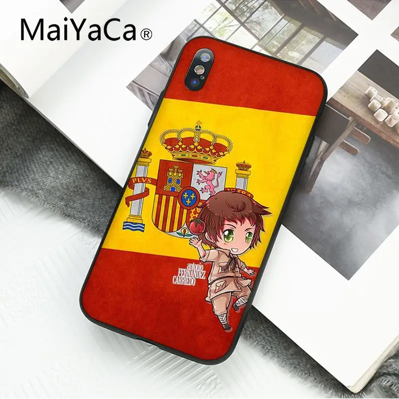 MaiYaCa чехол для телефона с испанским флагом для iphone 11 Pro 11Pro Max 6S 6plus 7 7plus 8 8Plus X Xs MAX 5 5S XR - Цвет: A9