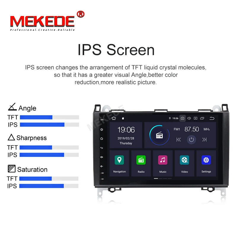 Mekede PX30 серии Android 9 0 для Mercedes Benz B200 A B класс W169 W245 Viano Vito W639 Sprinter автомобильный DVD