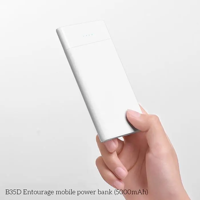 

Ultra-thin Portable Power Bank 5000mah LED Indicator Light Power Bank External Battery Charger Mobile Powerbank For iPhone