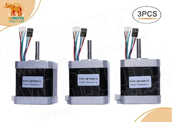 (USA Ship) 3PCS Nema 17 Stepper Motor 1.8 Step Angle Bipolar 48mm Body & 48N.cm Torque & 4 Lead &2.5 A with Wire 42BYGHW811-X1 (USA Ship) 3PCS Nema 17 Stepper Motor 1.8 Step Angle Bipolar 48mm Body & 48N.cm Torque & 4 Lead &2.5 A with Wire 42BYGHW811-X1
