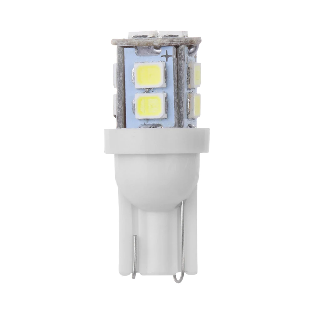Автомобильный светильник T10 10SMD W5W 194 168 2825 белый s светодиодный Клин ламп