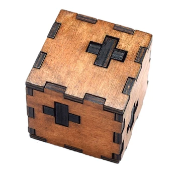 

Wooden Cube Hole Lock Toy Brain Training Toy Educational Puzzle Toy