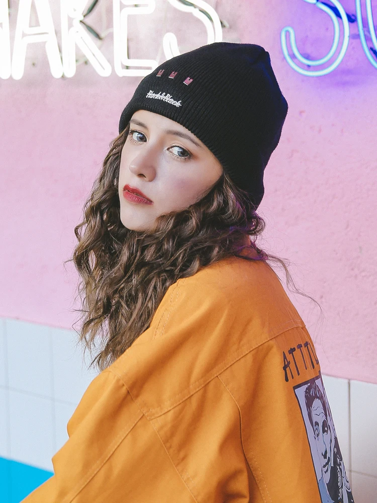 Зимняя вязаная шапка Skullies Beanies мужские зимние шапки для женщин модная мягкая