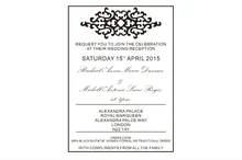 font b Customized b font 5 7inch clear acrylic wedding font b invitation b font