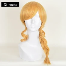 3049 Xi. rocks 24 дюйма блонд парики из искусственных волос кино, футболка с изображением героев мультфильма «Как приручить дракона Астрид длинная коса Косплэй парик для женщин парик Кепки