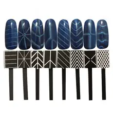 11 шт. 3D Магнитная палочка кошачий глаз ручка Вертикальная палочка для рисования Инструменты для ногтей Красота Девушка Прямая поставка 10,9