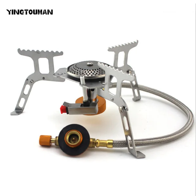 YINGTOUMAN Hiking Picnic Gas Burner Outdoor Stoves Portable Picnic
