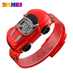 SKMEI Kids Watch Boys Creative Cartoon Children Watches Date Time Car Clock Colorful Suitable montre enfant garcon Girl 1241