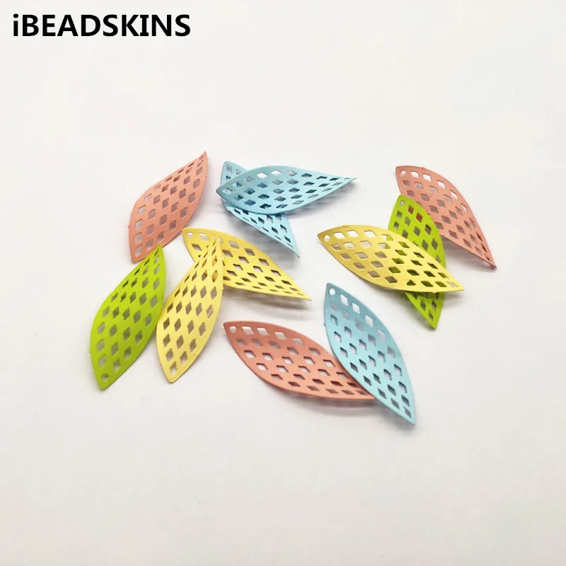 

New arrival! 33x12mm 100pcs Rubber effect Leaves shape charm for stud earrings,earrings accessories,Earring parts DIY jewelry
