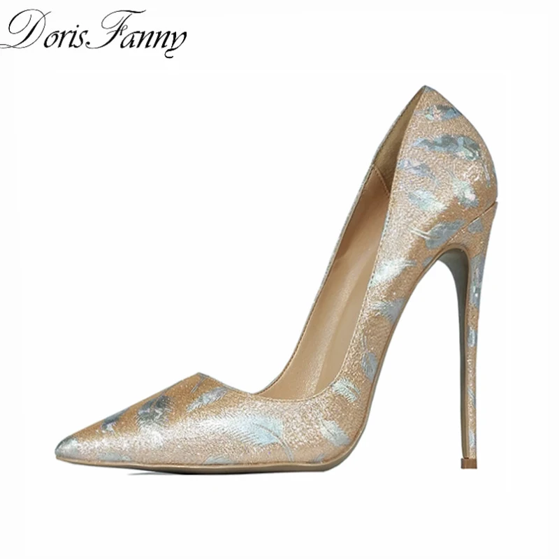 DorisFanny-Party-Wedding-shoes-woman-Glitter-gold-shoes-for-women-printed-sexy-high-heel-pumps-pointed (4)