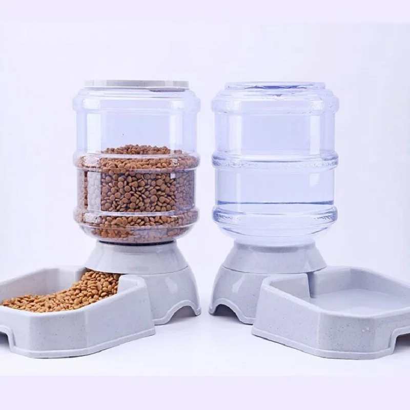 Купить автоматическую кормушку для кошек. Кормушка Automatic Pet Feeder. Автопоилка и автокормушка для кошки. Автоматическая поилка и кормушка для кошек и собак. Автоматическая кормушка для животных с подачей корма (28,5*29*13,5 см).