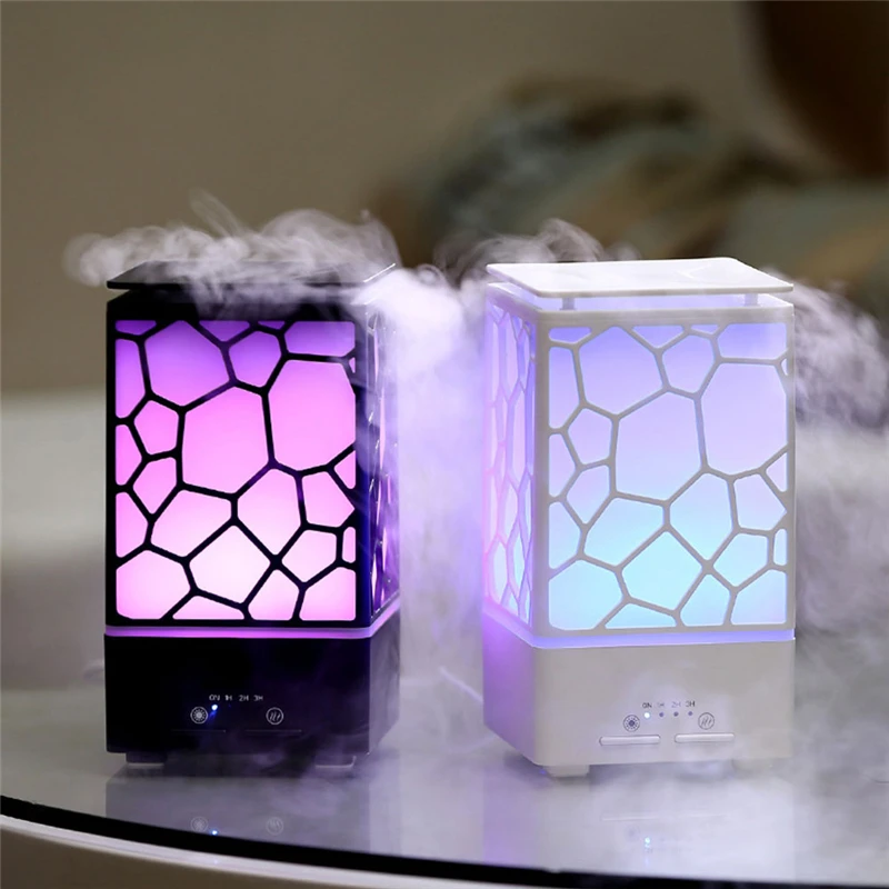 

200ml Aroma Ultrasonic Humidifier Air Led Night Lights Humidifi Cador Aromatherapy Essential Oil Diffuser For Home Office SLF