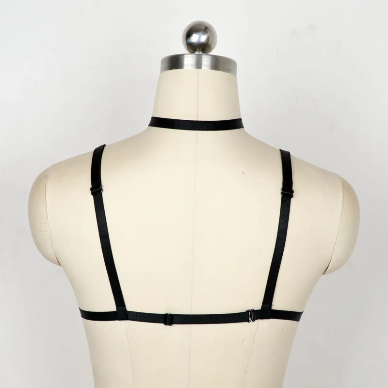 Черный бюстгальтер с ремнем для женщин|harness bra|body harness brabra |
