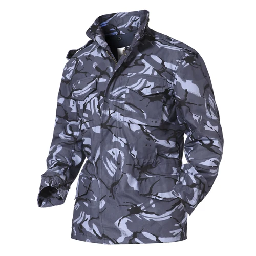 Куртки мужские в стиле милитари армии M65 тактические куртки Multicam осень-зима ветровка прочная верхняя одежда Тренч AG-FED-12 - Цвет: Ocean Jungle