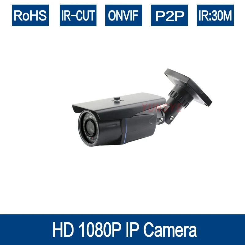 

YUNSYE 2.0MP IP Camera with optional 3.6-12mm focusing megapixel fixed lens 24pcs IR Array LEDs Outdoor IPC IP Cam Waterproof