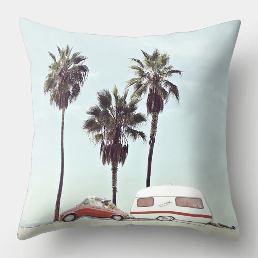 New Cute Animal Cushion Cover Deer Elephant Lion Giraffe Pillow Cover Cartoon Pillow Case for Sofa Car Hotel Home Decoration