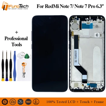 

6.3 Inch For Xiaomi Redmi Note 7 LCD Display with Frame Touch Screen Digitizer For Xiaomi Redmi Note 7 LCD Screen Replacement