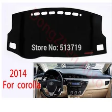 РЖС правая рука Drive приборной панели автомобиля Избегайте свет Pad инструмент крышка платформы стол Коврики ковры для Toyota Corolla