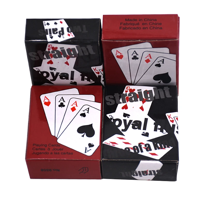 Мини-покер интересные игральные карты снаружи на открытом воздухе креативная Дорожная игра карты бумажные игры дорожные наборы