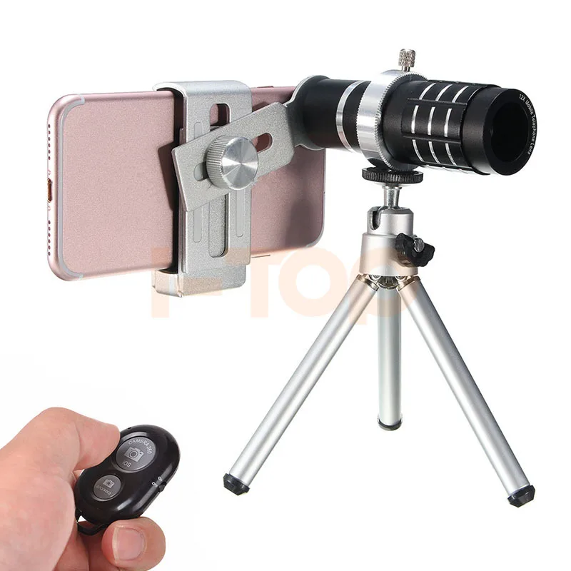 HD 12x Zoom Telephoto Lentes Telescope Camera Lenses For IPhone 6 7 Xiaomi Samsung Cell Phone