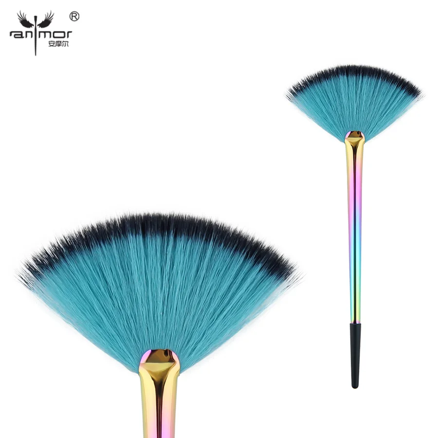Buy Anmor Unique Fan Brush Synthetic Makeup Brushes