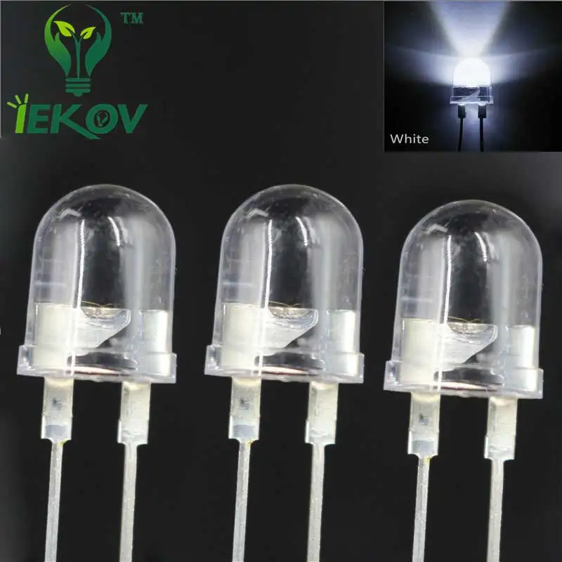 Buy 1000pcs Led 10mm 0.5W LED White High Power LEDS