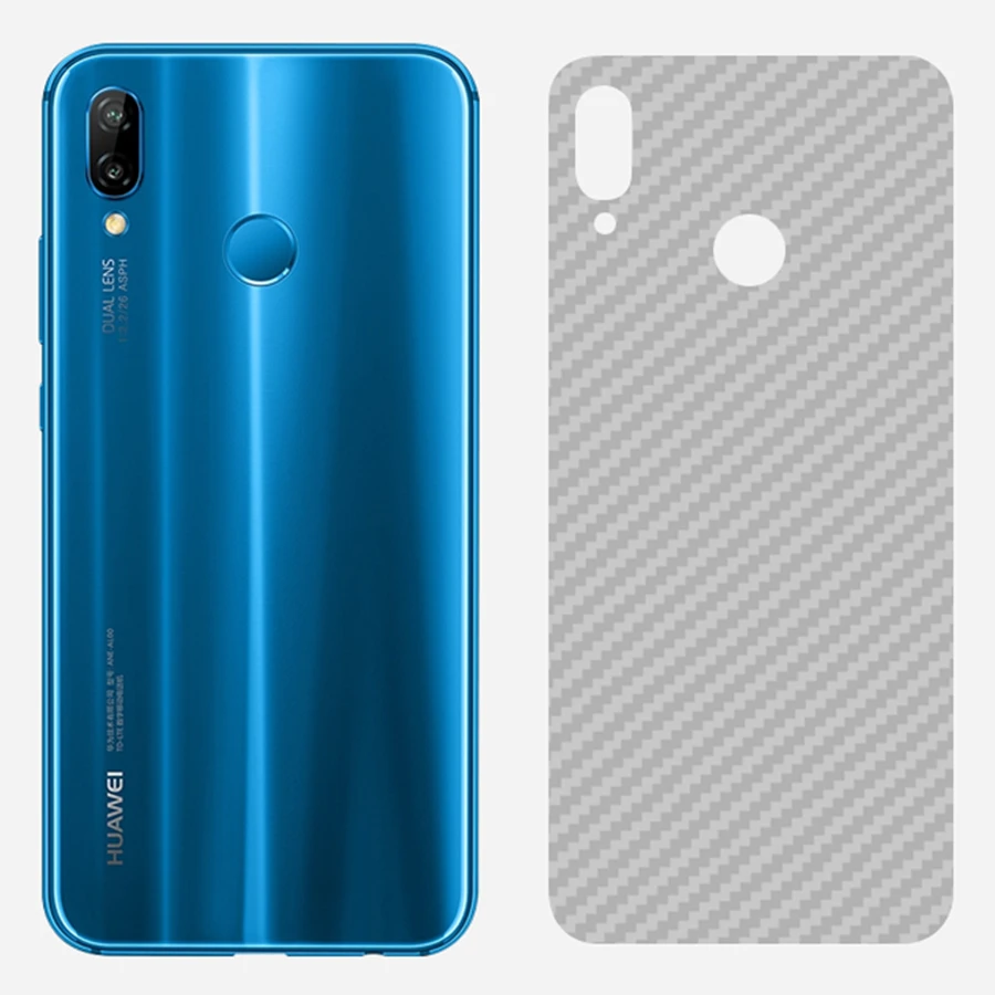 Защитная 3d пленка из углеродного волокна для задней панели экрана Huawei P20 Pro P10 Plus P9
