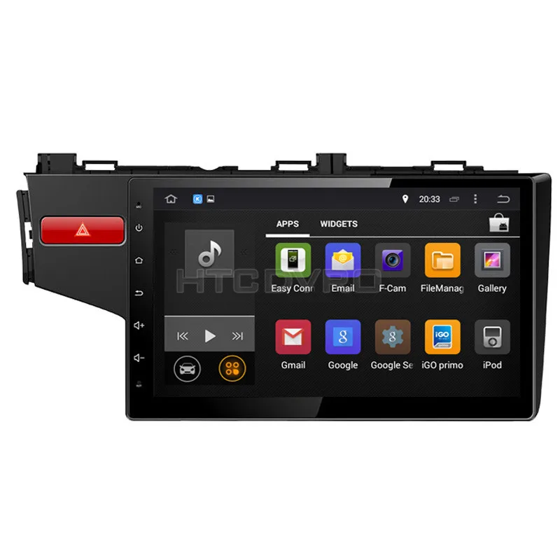 Sale YMODVHT 10.1inch Octa Core 4GB+32GB Android 9.0 Car DVD Player for Honda FIT / JAZZ 2014- Radio Stereo GPS Navigation 2