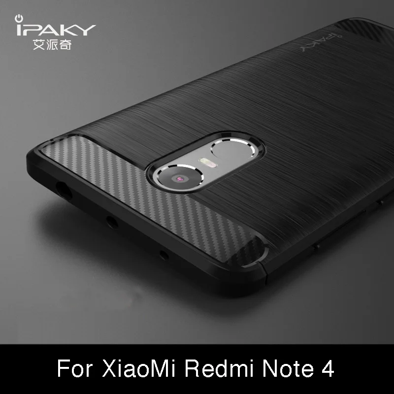 

For Xiaomi Redmi Note 4 Case High Quality Anti-knock Carbon Fiber TPU Silicon Case Cover For Xiaomi Redmi Note 4 Pro Prime