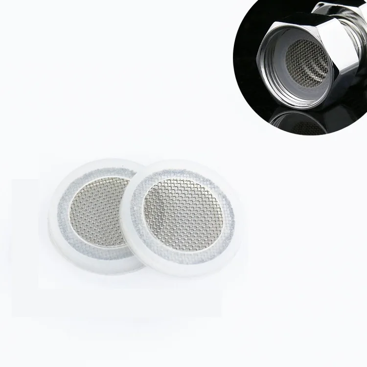 10PCS/LOT WHITE/BLACK ID12*OD19*3MM Screen Mesh silicone rubber flat gasket faucet plumbing hose