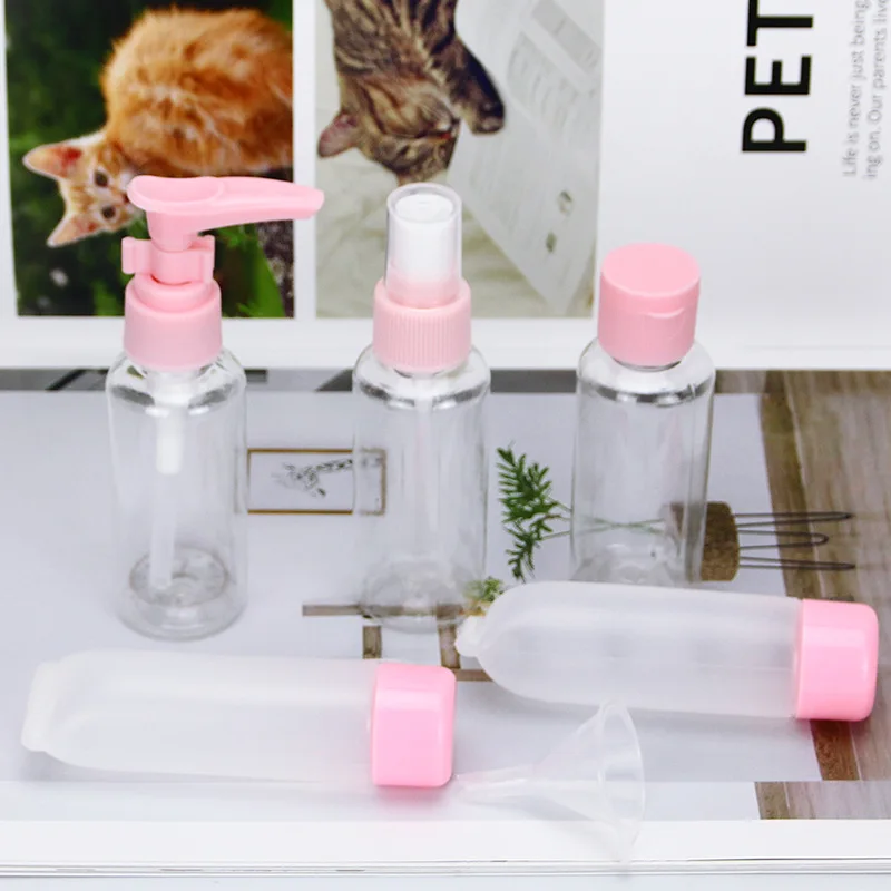 

Convenient to carry Small Plastic Spray Refillable Bottles Perfume Bottle Water Spray Bottle Perfume Cosmetic Containers